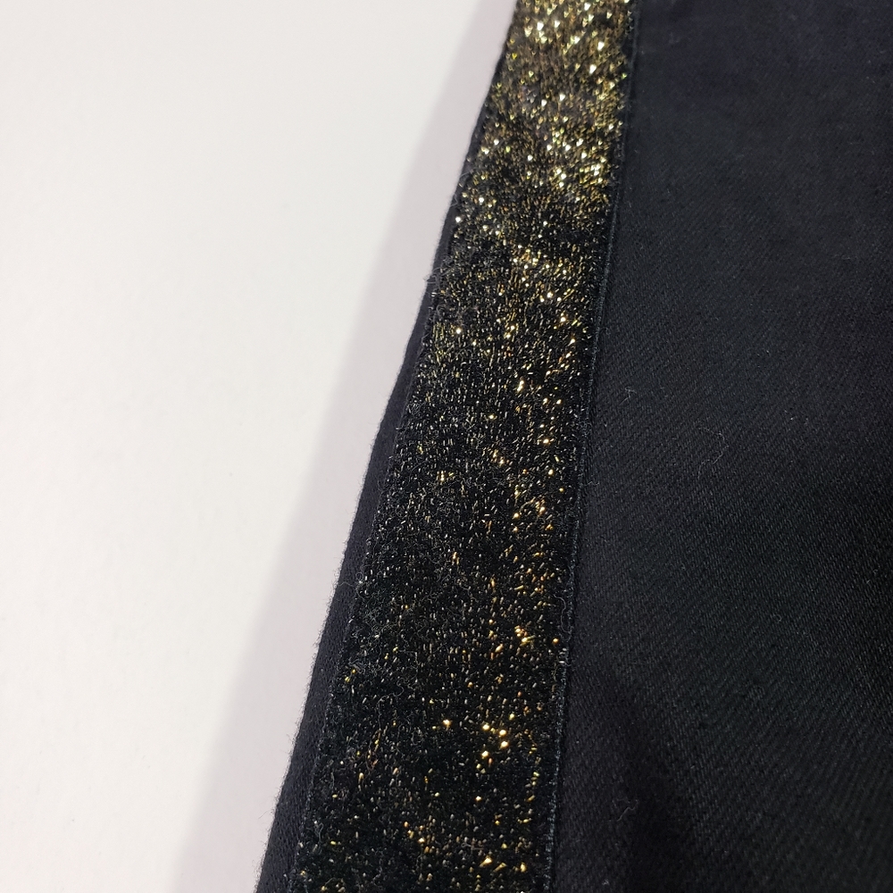 Frame Le High Straight Black Tuxedo Jeans - Picture 7 of 8